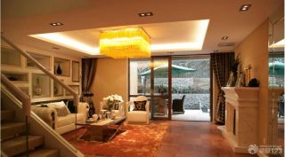 小跃层客厅楼梯装修效果图