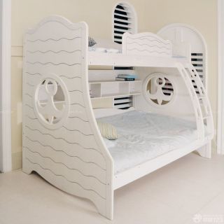 创意家居母子高低床设计效果图片