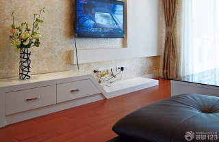 最新现代客厅壁纸装修效果图大全