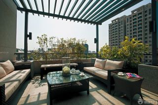 创意露天阳台客厅装修设计图片欣赏