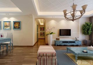 最新田园风格电视柜设计图