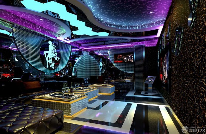 ktv装潢ktv灯光设计样板参考 