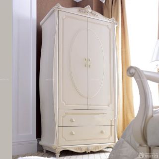 2025白色欧式双门衣柜