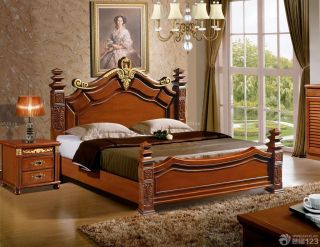 新古典风格实木床效果图片大全