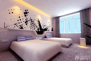 2025快捷酒店标准间创意主题套房设计图