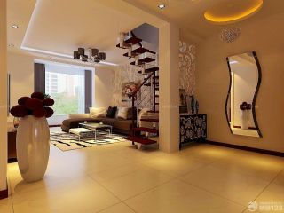 家装地中海风格90平米跃层设计效果图