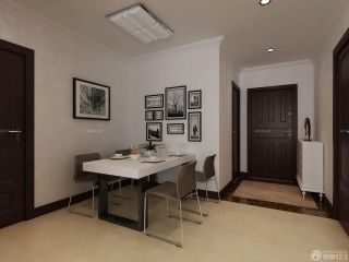 80平米二室一厅客厅餐桌装修效果图欣赏