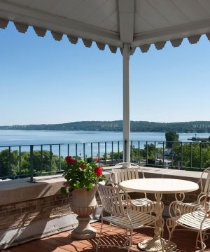 温馨一层乡村别墅阳台设计效果图大全