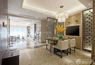 法式浪漫设计风格家装餐厅效果图片2025