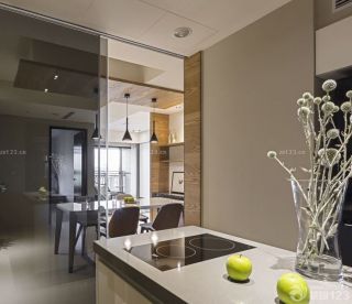 小户型厨房餐厅隔断最新装修效果图大全