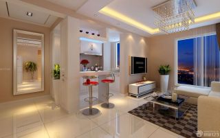 现代风格家装厨房客厅隔断装修效果图片大全