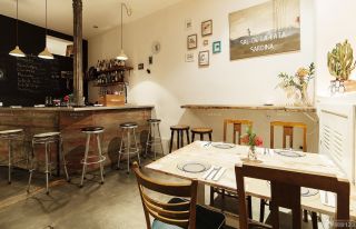 店面设计效果图 店面吧台设计