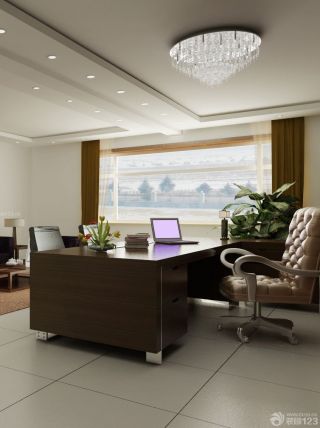 老总办公室简装修效果图集