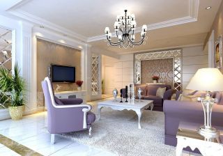 90平米小户型房子客厅装修设计效果图