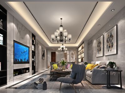 保利大都会中宇花园140平米现代简约案例