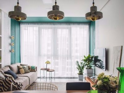 融侨观邸-90㎡-混搭风效果图