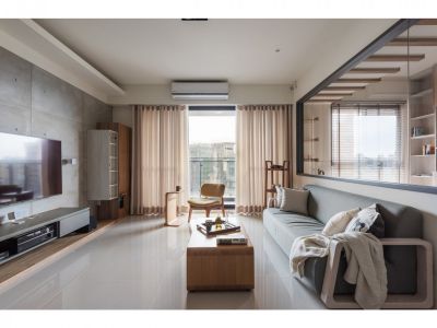 中梁三期四居居200平现代风格