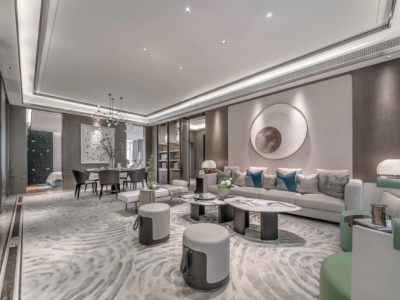 御金源混搭风格145平米四居室装修效果图案例