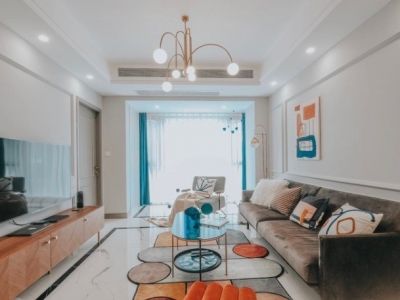 玲珑玺悦府北欧风格92平米三居室设计效果图案例