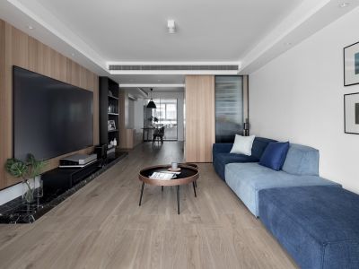 碧海明珠花园南区-120㎡-现代风效果图