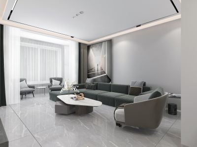 德贤公馆148平米现代风格装修案例