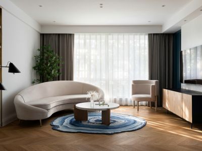 锦绣边城现代简约风格122平装修案例