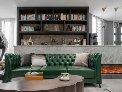 中天鹭鸶湾现代轻奢风格108平装修案例