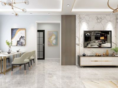 皓月天锦小两居85平装修案例