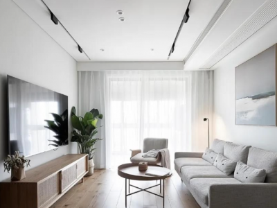 恒大城市天地95平现代风格装修案例