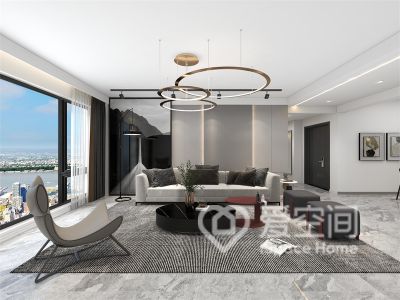 金源山居149平米四居室北欧风装修案例