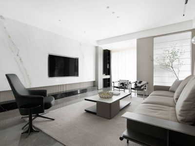 龙光国际养生谷176平别墅现代风装修案例