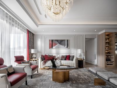 华润置地公元九里140平四居室现代风格装修案例