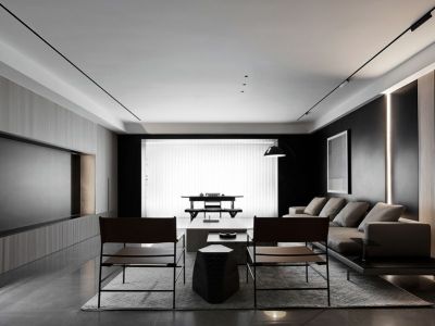 交投·彰泰漓东新城138平现代风四居装修案例