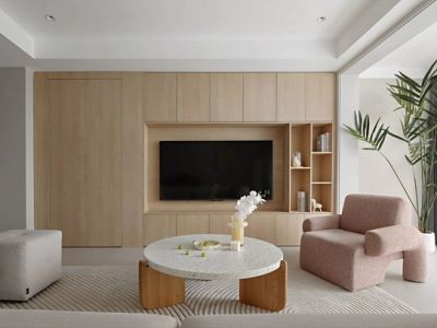 龙旺海悦湾89平现代三居装修案例