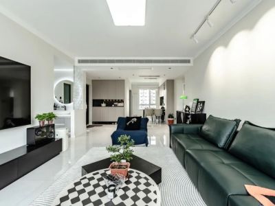 银丰御玺130㎡三居室简约风格装修哪里