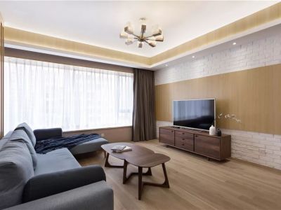 龙湖天璞122平米日式三居装修案例