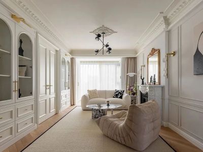 华基君程118平米法式三居装修案例