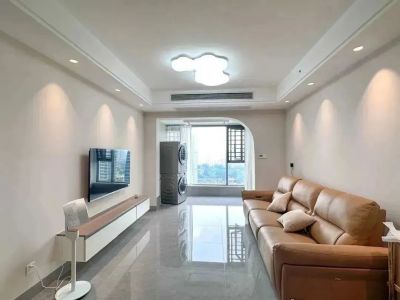 天洲视界城109平简约三房装修案例