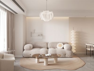 锦绣公馆北欧风格103平米装修案例